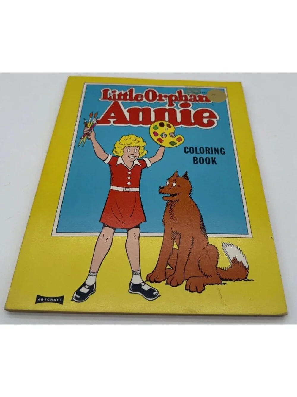 1975 Little Orphan  Annie Sandy Harold Gray coloring book 96pg NOS Unused #1